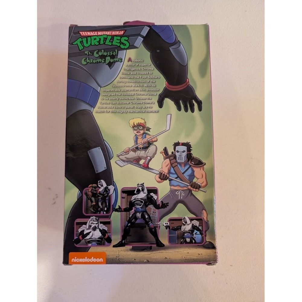 NECA TMNT The Colossal Chrome Dome Action Figure Nickelodeon New Sealed - Picture 2 of 4